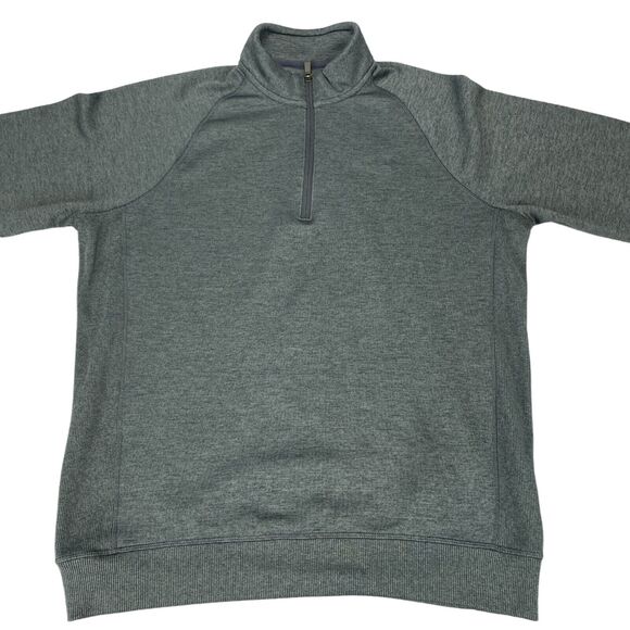 Under armour Storm1 Sweatshirt Mens Large Gray Coldgear Logo Quarter Zip - Picture 10 of 16